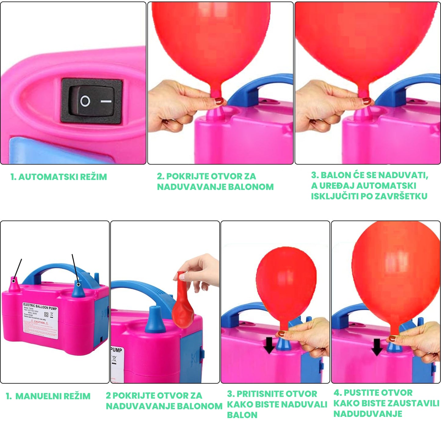 ELEKTRIČNA PUMPA ZA BALONE
