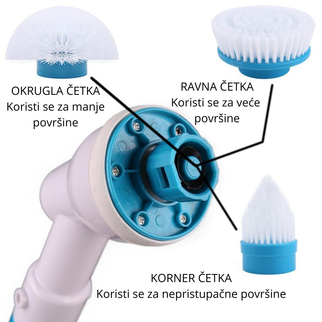 Rotirajuća Električna Četka za Čišćenje - Scrubber