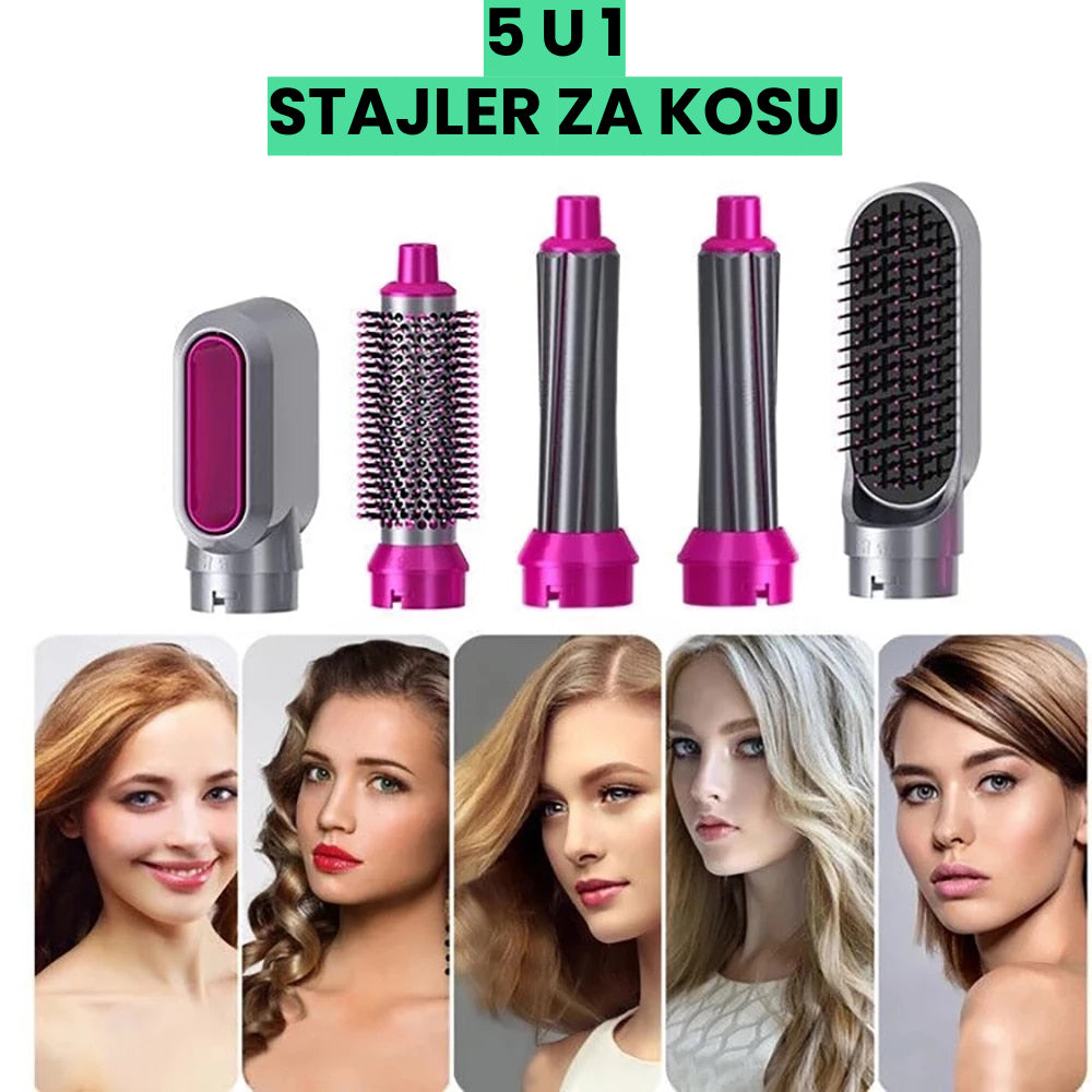 STAJLER ZA KOSU 5 U 1